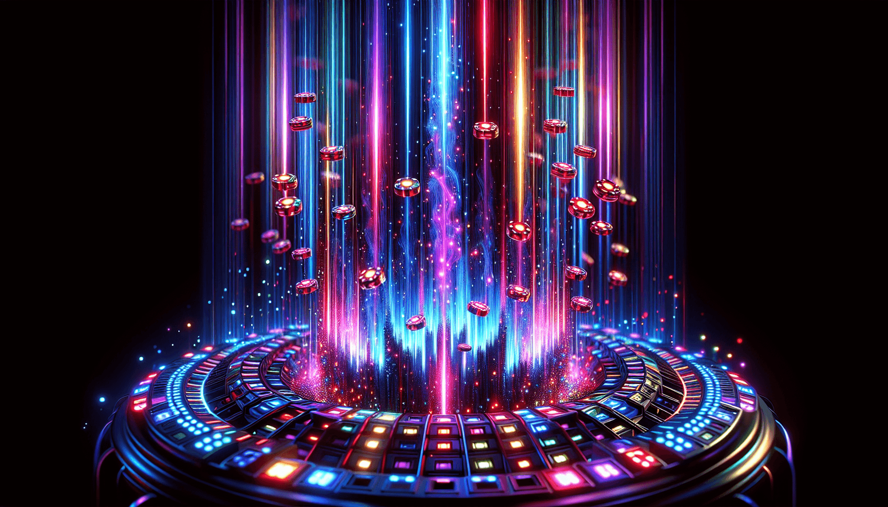 Visual effect in Plinko game